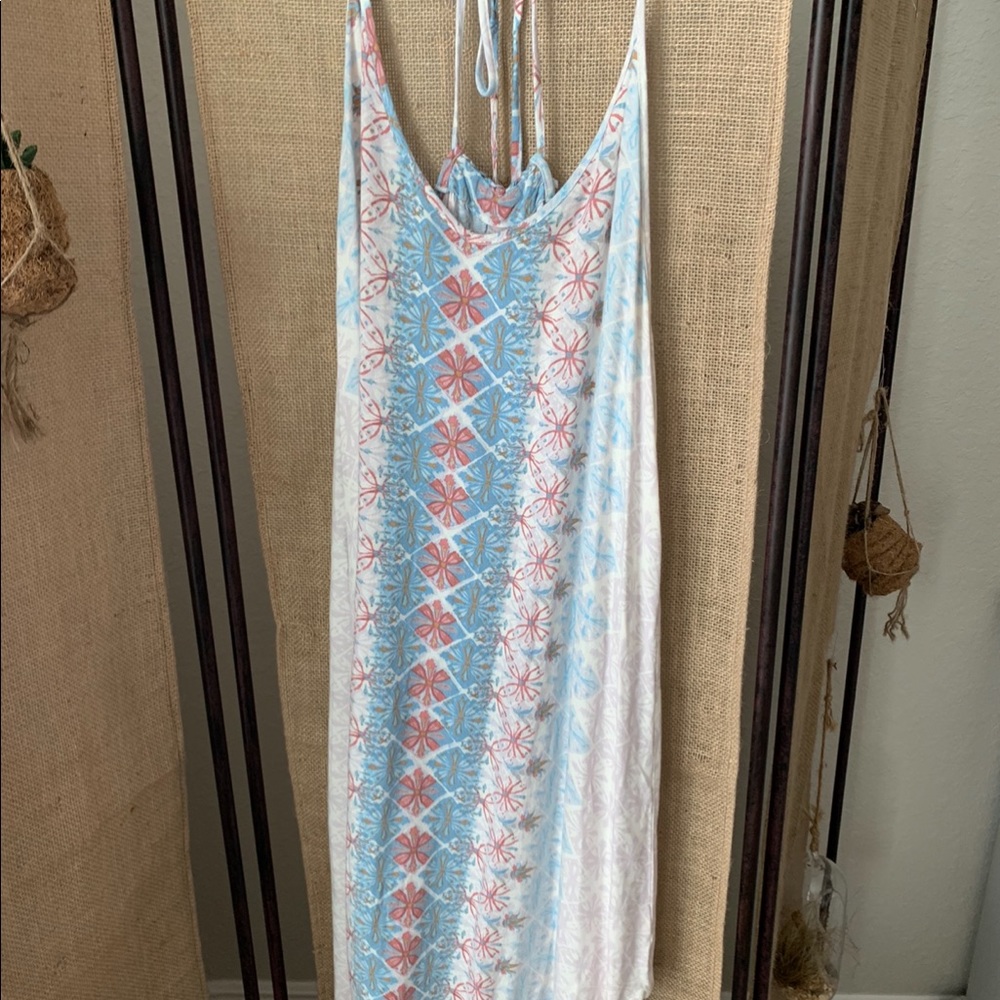 O’Neill light blue and white dress